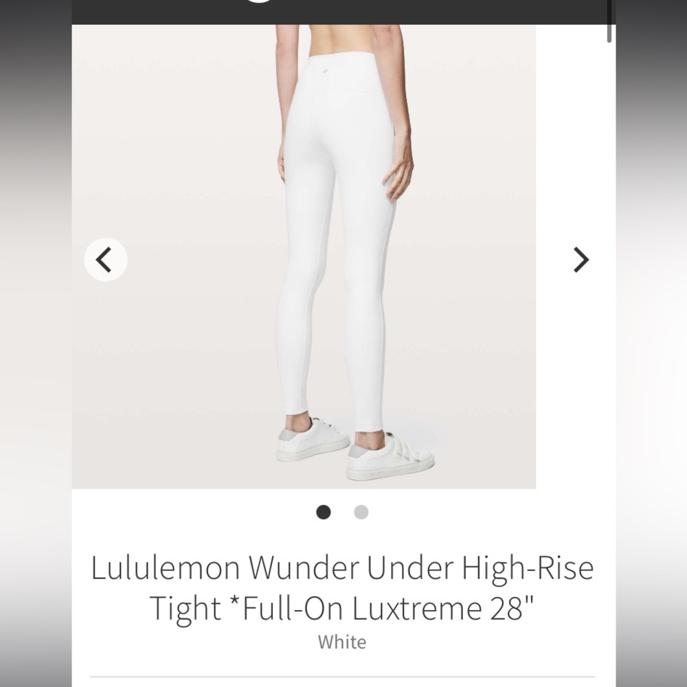 Lululemon Wunder Under High-Rise Tight *Full-On Luxtreme 28